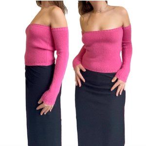 Sisley Tube Sweater with Attached Sleeves c. '00s | Small